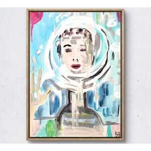 WS original stranger things painting 14X11 canvas acrylic abstract modern art